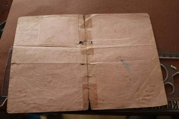 old Wehrmacht decommissioning certificate - Oldenburg - 1944